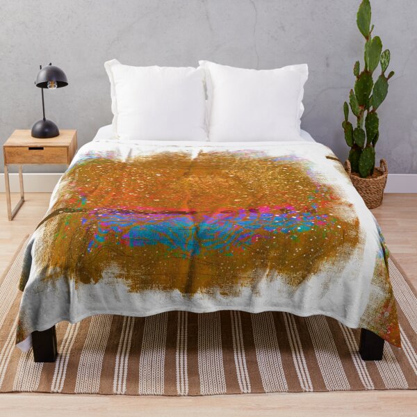 Item preview, Organic Earth and Neon Sea – Abstract Canvas Texture Art designed and sold by MAMA.art.Rio <Marsailhe_Milward>.