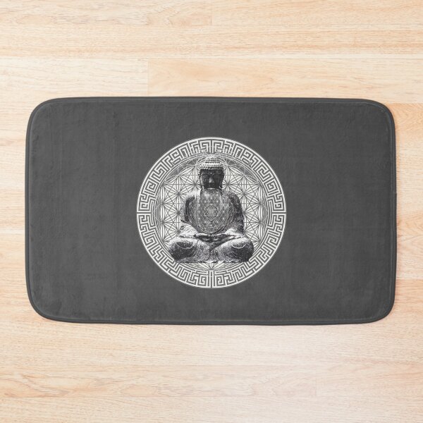 Item preview, Sacred Geometry Buddha Art designed and sold by Mystikos Art.