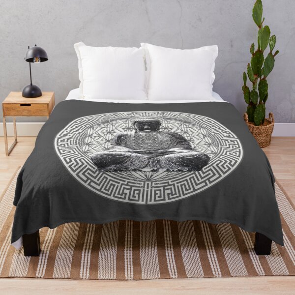 Item preview, Sacred Geometry Buddha Art designed and sold by Mystikos Art.