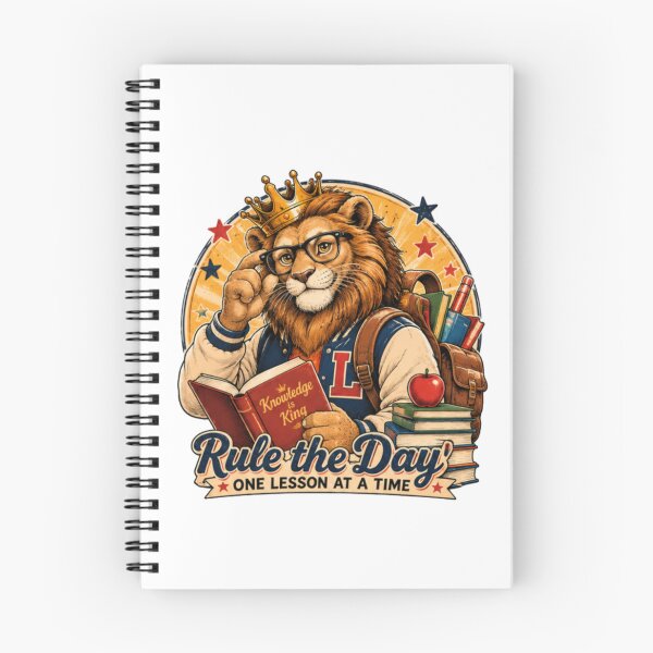 Item preview, ¡El león vuelve al colegio! designed and sold by JonysCreativeDesigns.
