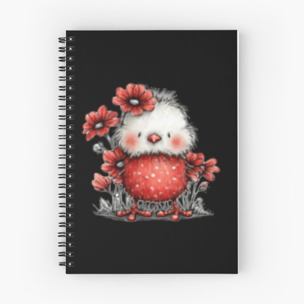 Item preview, Charming Chick with Flowers designed and sold by vanndhi.