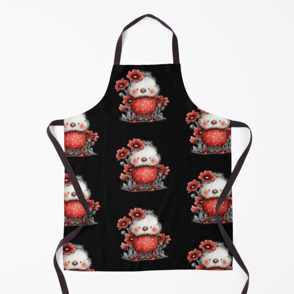 Item preview, Charming Chick with Flowers designed and sold by vanndhi.