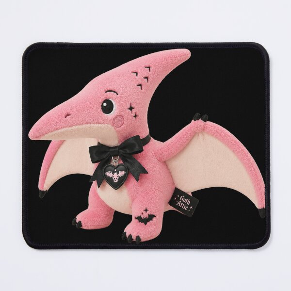 Item preview, Adorable Pink Dino Plush | Cute Triceratops Plush Toy | Soft Pastel Dinosaur Beans designed and sold by gothattic.