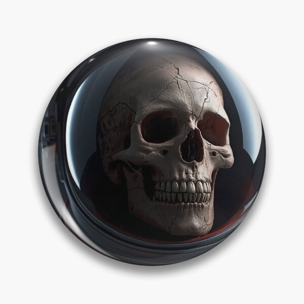 Item preview, Skull Astronaut – Dark Cosmic Horror Space Portrait designed and sold by GenesisArtis.