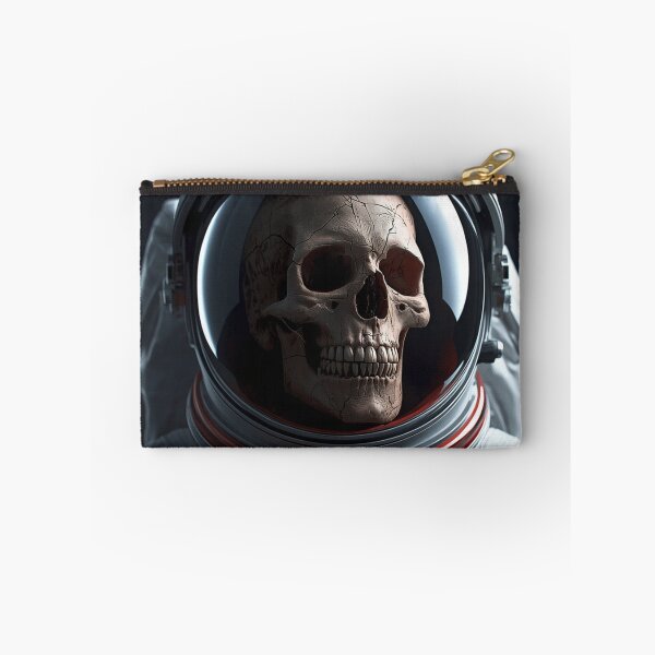 Item preview, Skull Astronaut – Dark Cosmic Horror Space Portrait designed and sold by GenesisArtis.