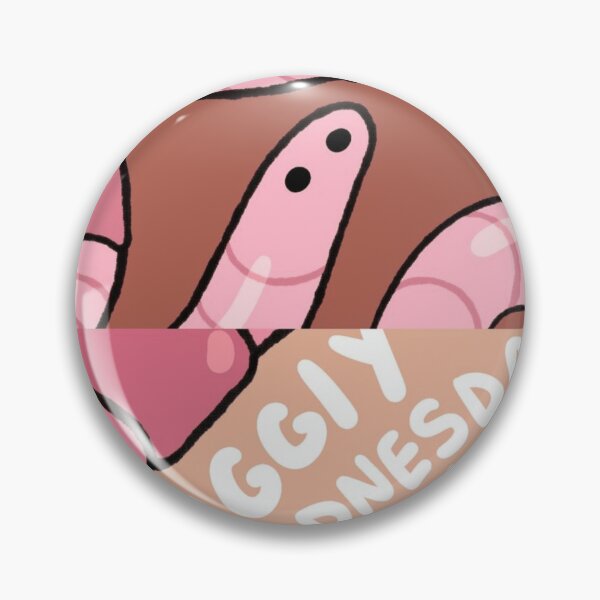 Item preview, Wiggly Wednesday Cute Pink Earthworm Pattern designed and sold by Glitch-Critters.
