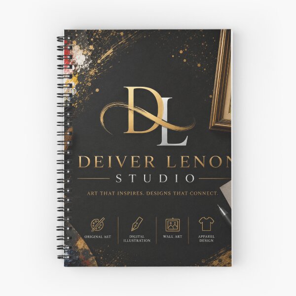 Item preview, Deiver Lenon Studio Original Art Luxury Black Gold designed and sold by SHOCAMPOS DESIGNS .