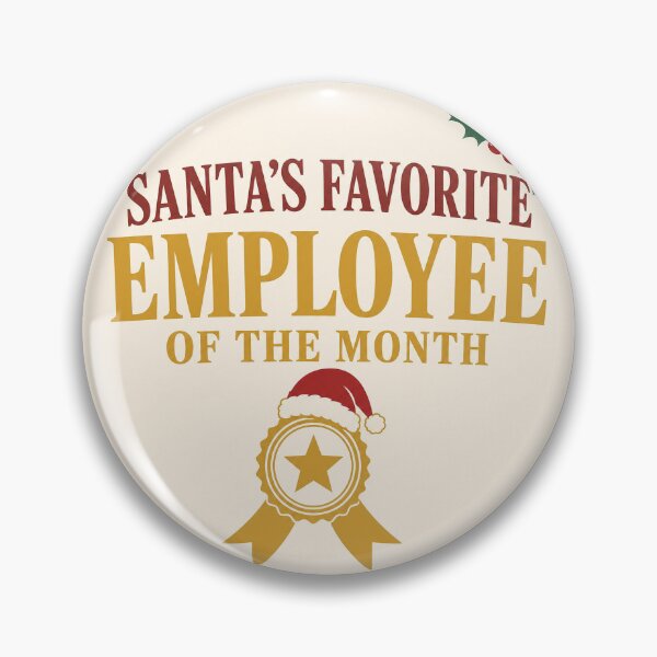 Item preview, Santa's Favorite Employee of the Month designed and sold by CerealBoxInk.