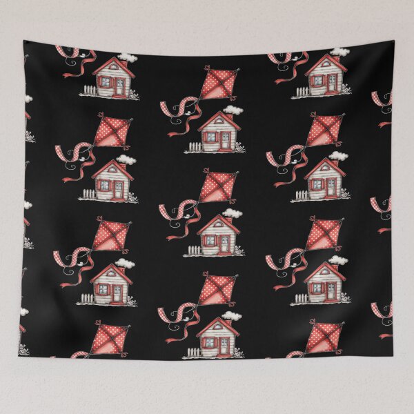 Item preview, Whimsical House and Red Kite designed and sold by vanndhi.