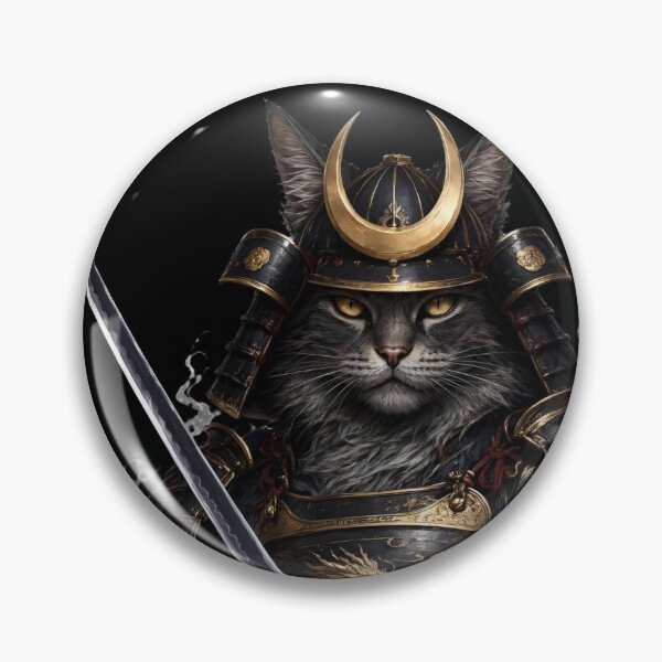 Item preview, Golden Samurai Cat Warrior designed and sold by ArtatyA.