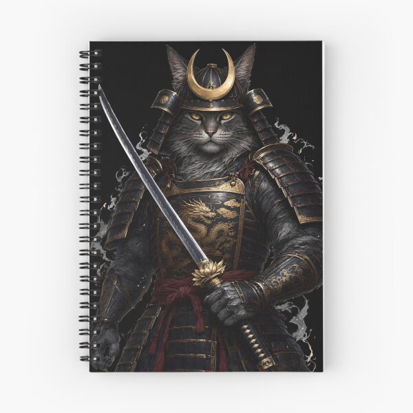 Item preview, Golden Samurai Cat Warrior designed and sold by ArtatyA.