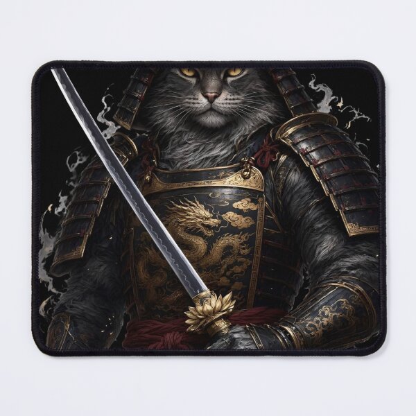 Item preview, Golden Samurai Cat Warrior designed and sold by ArtatyA.