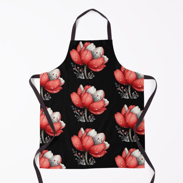 Item preview, Red and White Floral Design designed and sold by vanndhi.