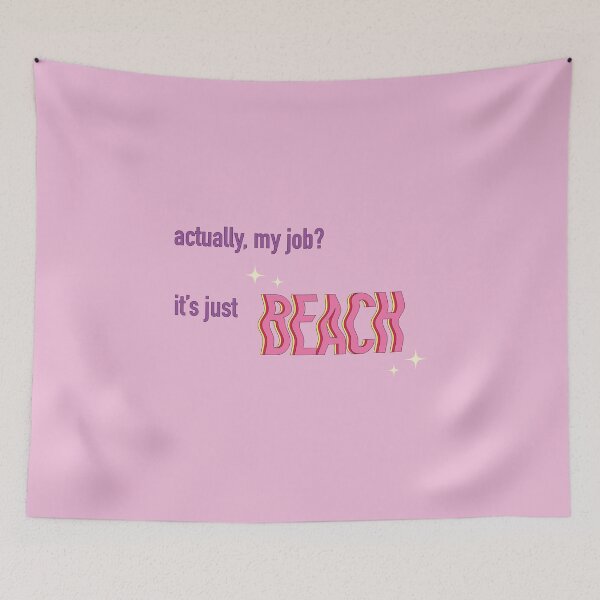 Item preview, actually, my job? it's just beach. designed and sold by blue jean graphics :).