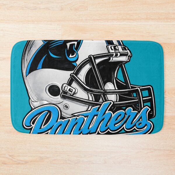 Item preview, Carolina Panthers NFL Helmet Logo Drawing Blue designed and sold by Luke Foran Sports Art.