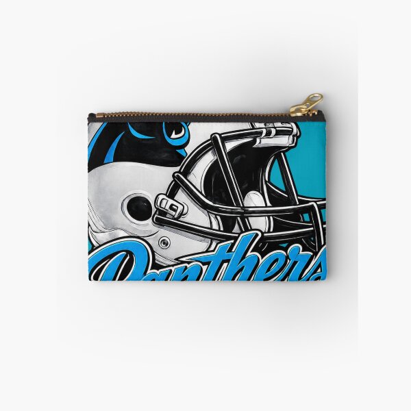 Item preview, Carolina Panthers NFL Helmet Logo Drawing Blue designed and sold by Luke Foran Sports Art.