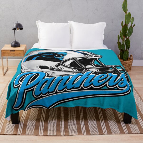 Item preview, Carolina Panthers NFL Helmet Logo Drawing Blue designed and sold by Luke Foran Sports Art.