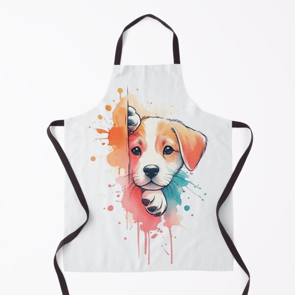 Item preview, Watercolor Cute Puppy Splash Art - Minimalist Dog Vector Design designed and sold by johnExpress02.
