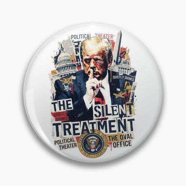 Item preview, Donald Trump The Silent Treatment Political Satire Collage designed and sold by annaarthk.