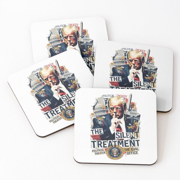 Item preview, Donald Trump The Silent Treatment Political Satire Collage designed and sold by annaarthk.