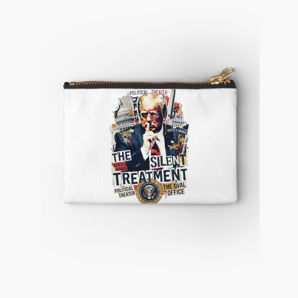 Item preview, Donald Trump The Silent Treatment Political Satire Collage designed and sold by annaarthk.