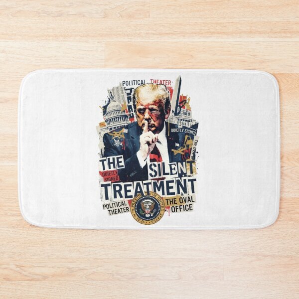 Item preview, Donald Trump The Silent Treatment Political Satire Collage designed and sold by annaarthk.