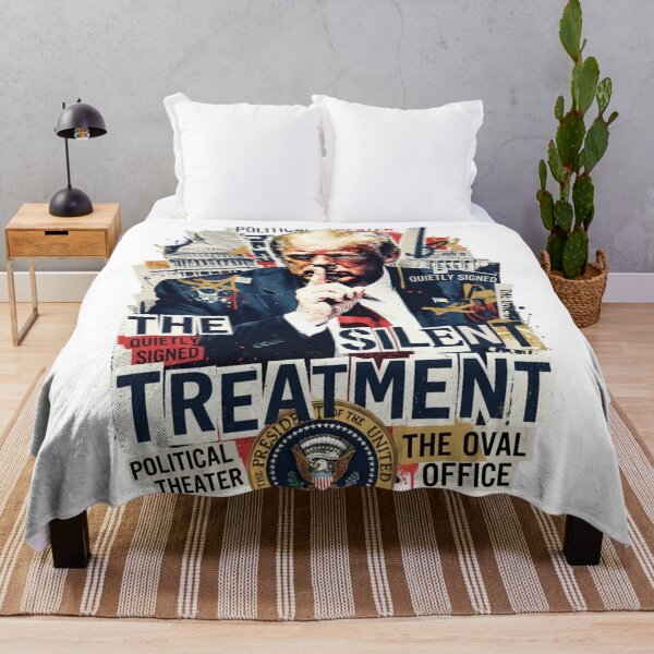 Item preview, Donald Trump The Silent Treatment Political Satire Collage designed and sold by annaarthk.