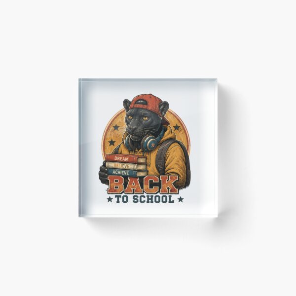 Item preview, ¡El Panther vuelve al colegio! designed and sold by JonysCreativeDesigns.