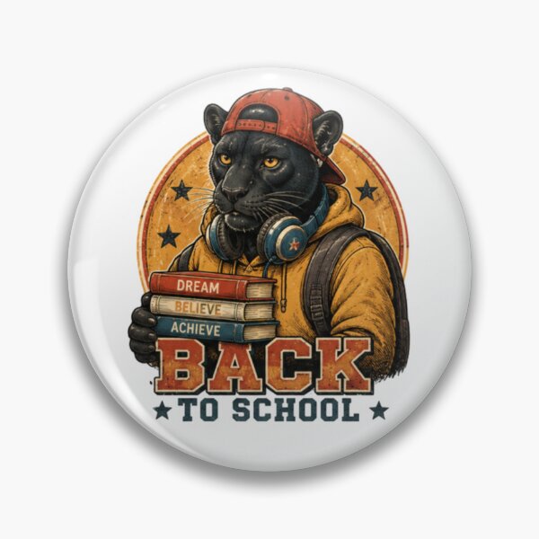 Item preview, ¡El Panther vuelve al colegio! designed and sold by JonysCreativeDesigns.