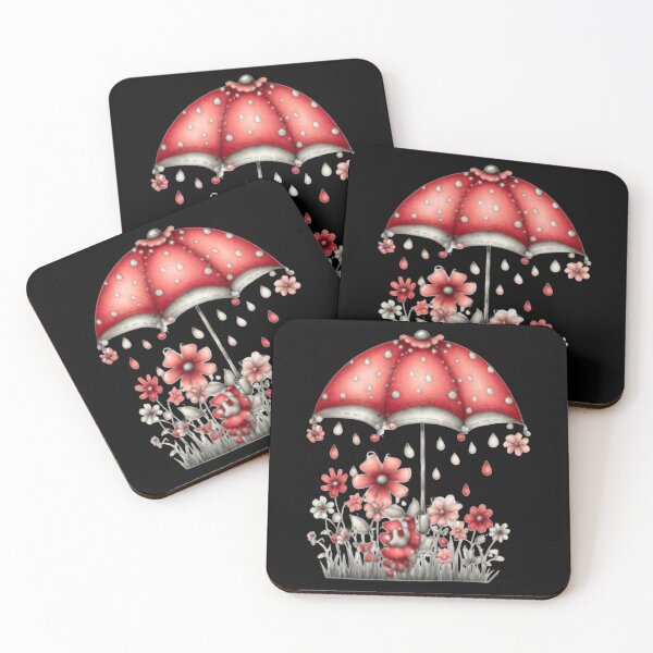 Item preview, Red Umbrella with Flowers designed and sold by vanndhi.