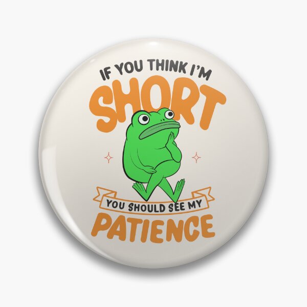 Item preview, Funny Frog Patience Illustration designed and sold by beboplab.
