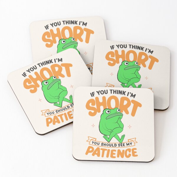 Item preview, Funny Frog Patience Illustration designed and sold by beboplab.