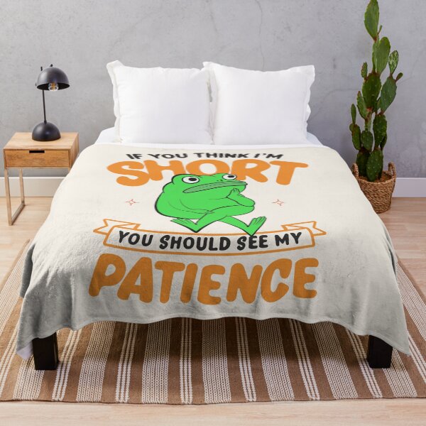 Item preview, Funny Frog Patience Illustration designed and sold by beboplab.