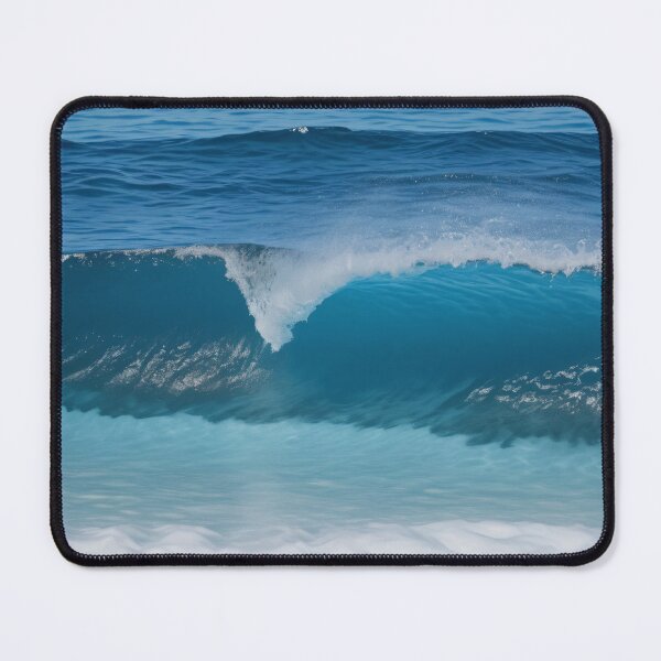 Item preview, Blue Lagoon Wave - Tropical Ocean Art designed and sold by CrippiCrippi.