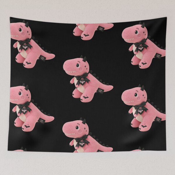 Item preview, Pastel Pink T-Rex Plush Character | Cute Dinosaur Beans designed and sold by gothattic.