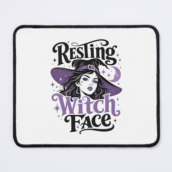 Item preview, Resting Witch Face Halloween designed and sold by BearLoveDesign.