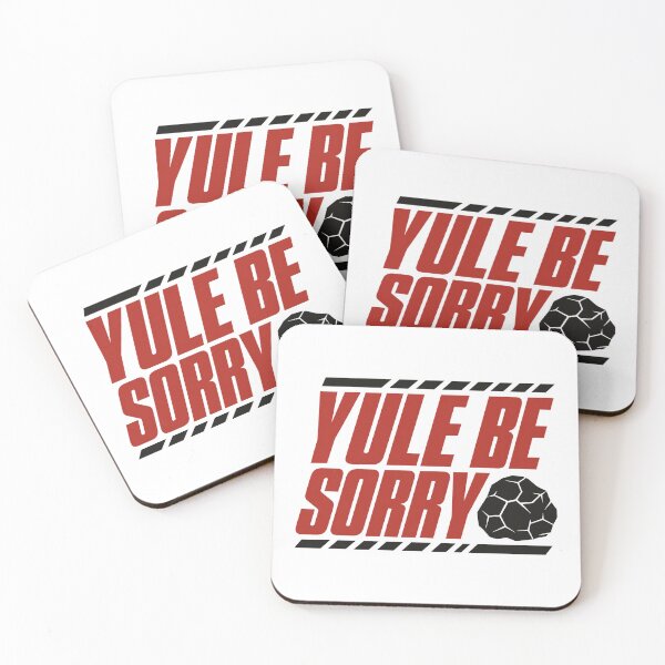 Item preview, Yule Be Sorry Coal Pun designed and sold by CerealBoxInk.