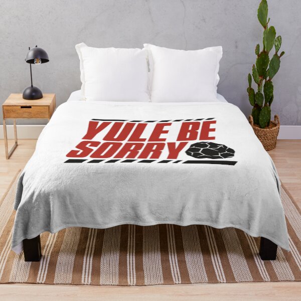 Item preview, Yule Be Sorry Coal Pun designed and sold by CerealBoxInk.