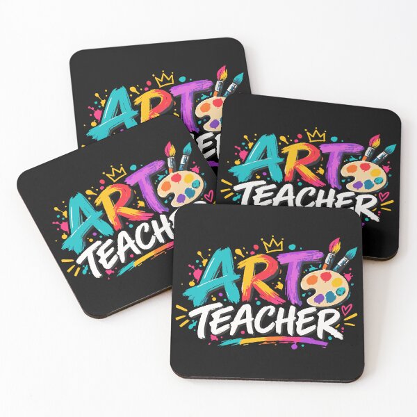 Item preview, Art Teacher | Colorful Retro Art Teacher Design designed and sold by Sunday.Supply.