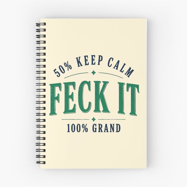 Item preview, 50% Keep Calm, 50% Feck It – English Irish Heritage designed and sold by 89shirts.