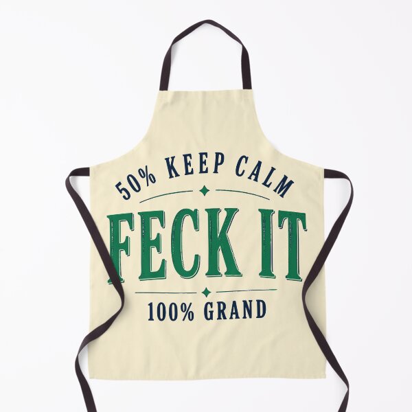 Item preview, 50% Keep Calm, 50% Feck It – English Irish Heritage designed and sold by 89shirts.