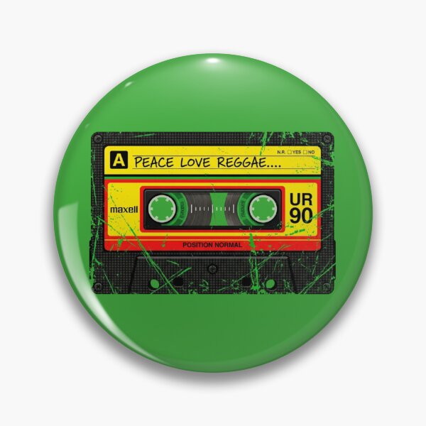 Item preview, Peace Love Reggae Cassette designed and sold by RastaColors.