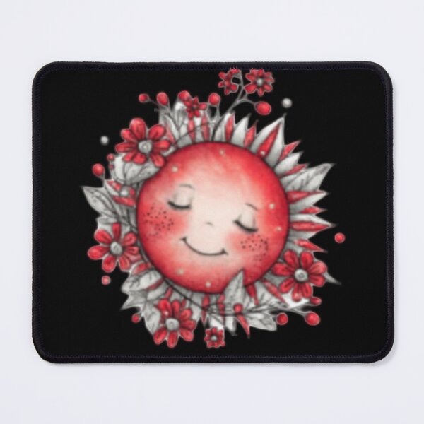 Item preview, Smiling Sun with Floral Frame designed and sold by vanndhi.