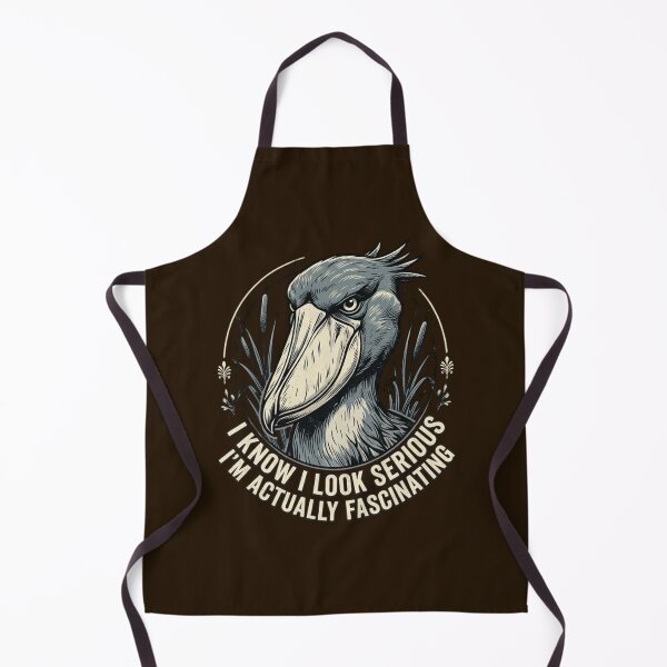 Item preview, Shoebill Stork I Know I Look Serious I'm Actually Fascinating designed and sold by Max Store.