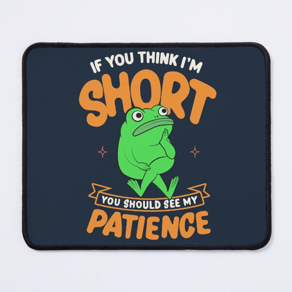 Item preview, Funny Frog Patience Illustration designed and sold by beboplab.