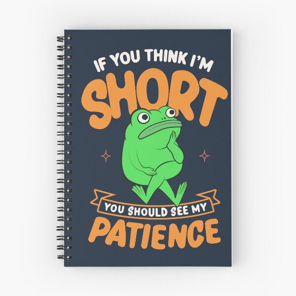 Item preview, Funny Frog Patience Illustration designed and sold by beboplab.