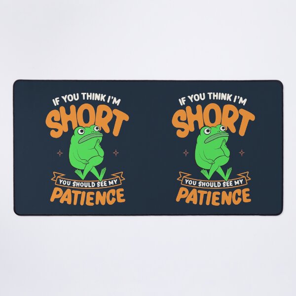 Item preview, Funny Frog Patience Illustration designed and sold by beboplab.
