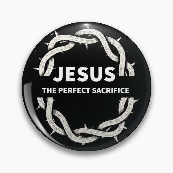 Item preview, Jesus The Perfect Sacrifice – Crown of Thorns Christian Faith Design designed and sold by QuietRootStudio.