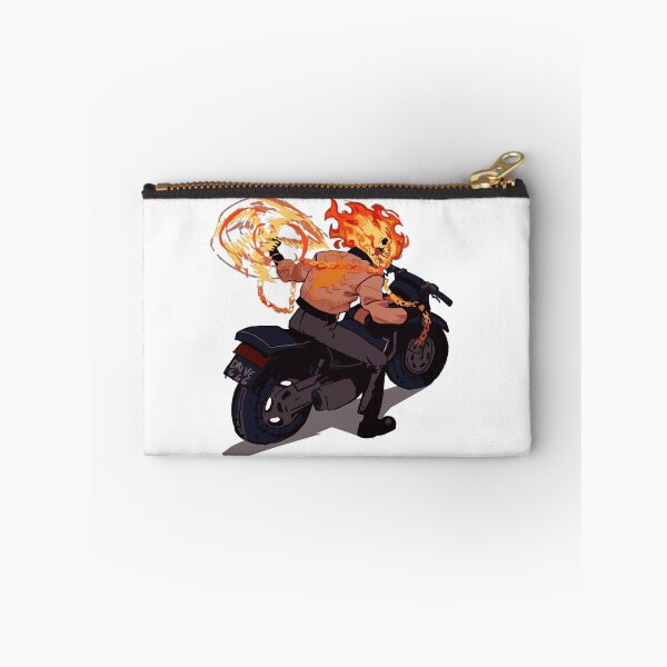 Item preview, Ghost Rider in the Scorpion Jacket Marvel Inspired Motorcycle Artwork designed and sold by GeekMix.