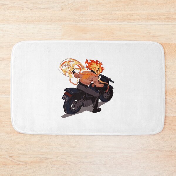 Item preview, Ghost Rider in the Scorpion Jacket Marvel Inspired Motorcycle Artwork designed and sold by GeekMix.